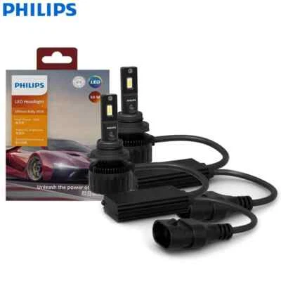 Philips Ultinon Rally 3550 LED HB3 HB4 9005 9006 100W 9000LM Car Headlight 6500K - Image 1 of 4