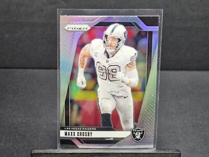 2024 Panini Prizm MAXX CROSBY REFRACTOR PLATEADO #152 Las Vegas Raiders - Imagen 1 de 1