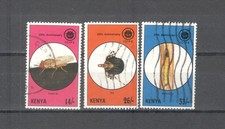 S6981 - KENYA 1995 - LOTTO DALLA SERIE INSETTI N. 623/26 - VEDI FOTO