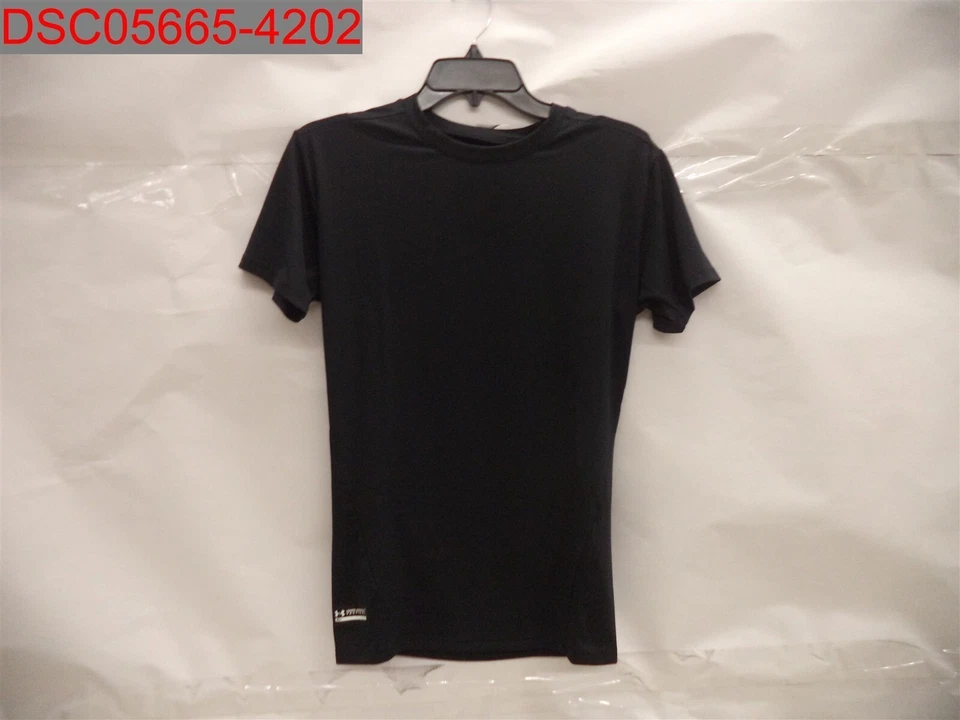 Under Armour Tactical HeatGear Tee Men's T-Shirt - Black, Large (1216007001LG)