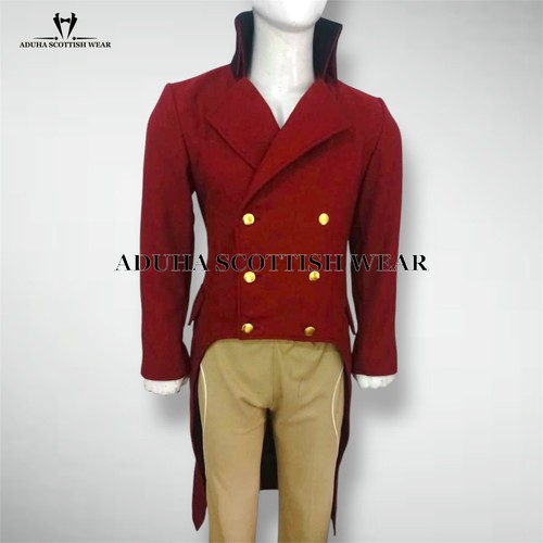BURBERRY Cappotto uomo nuovo stile Maroon Regency su misura coilcoat militare