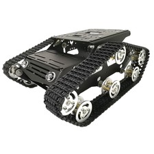 Smart Robot Car Chassis Aluminum Crawler Belt Tracked Tank & Code Wheel