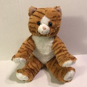 Striped Orange Cat Plush The Bear Factory 2001 Stuffed Animal Kitty 15” Long