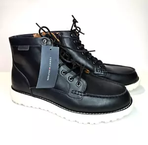 Tommy Hilfiger Men's Yori Fashion Boots black pick sz 10.5 11 11.5 - Picture 1 of 10