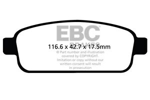 EBC Brakes DP22066 Greenstuff 2000 Series Sport Brake Pads