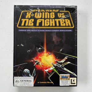 Star Wars X-Wing vs Tie Fighter PC Game LucasArts Big Box New Read - Picture 1 of 6