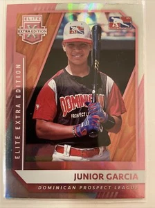 2021 ELITE EXTRA EDITION (PINK) Junior Garcia DOMINICAN PROSPECT LEAGUE #174 - Picture 1 of 2
