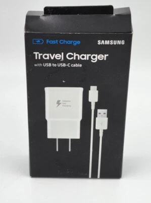 Samsung Adaptive Fast Wall Charger w/ removable charging cable EP-TA20JWE - Image 1 of 2