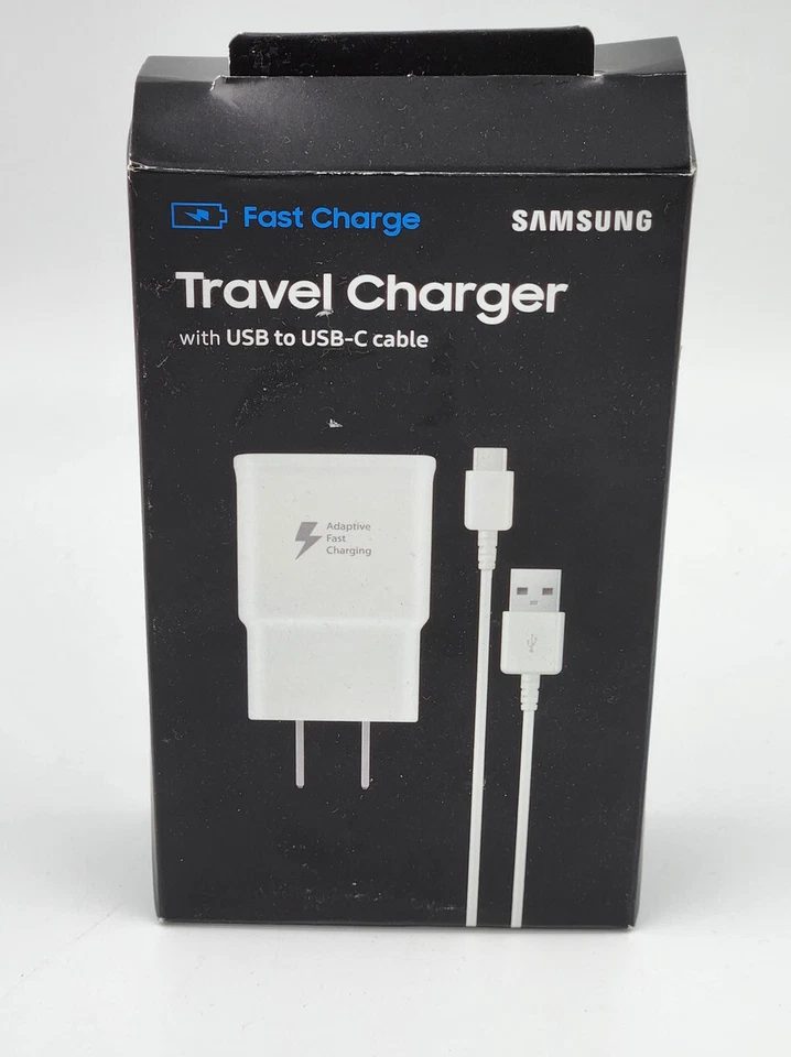 Samsung Adaptive Fast Wall Charger w/ removable charging cable EP-TA20JWE - Image 1 of 2