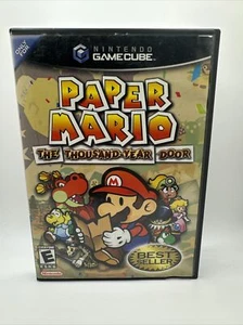 Paper Mario Thousand Year Door GameCube CIB Complete In Box Tested Clean - Picture 1 of 3