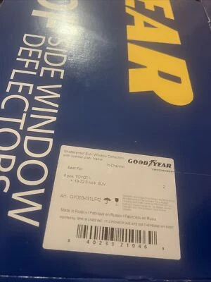 GoodYear Toyota RAV4 2019-2024 Window Wind Deflector Door Visor Rain Sun Foto 1 de 4