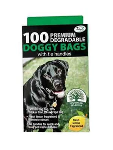 Hundekot Zitronenduft Premium Hundekotbeutel extra starke Bindegriffe recycelbar - Bild 1 von 6