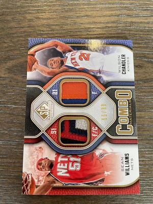 2009-10 SP игры б/у #CP-ST Шон Уильямс / Тайсон Чендлер MEM нашивки #/99 - Изображение 1 из 2