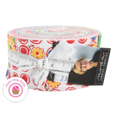 Moda FEED SACKS RED ROVER Linzee McCray JELLY ROLL 40 strips Quilt Reproduction - Image 1 of 4