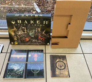 Quake II Quad Damage Big Box PC Game 4 disc Set - Picture 1 of 3