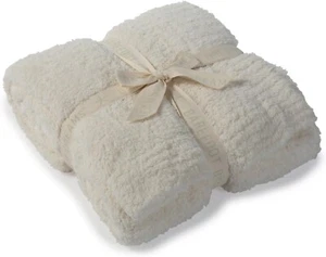 Barefoot Dreams CozyChic Throw - Crema 54x72 - Imagen 1 de 6