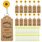  30 Sets Baby Girl Gift Sunflower Key Chain Pendant Popular Keychain