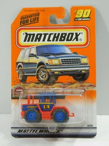 1999 Mercedes-Benz Trac 1600 Turbo #90 Blue/red Matchbox 36298 Farm series 18 - Picture 1 of 2