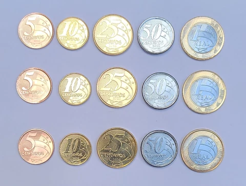 🇧🇷 Brazil coin Full Set 2020,2021,2022 coins 5,10,25,50 centavos 1 Real UNC Cover