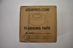 AdirPro Fluorescent Flagging Tape 12Pack Multipurpose Neon Pink Adhesive 1"x150' - Picture 1 of 6