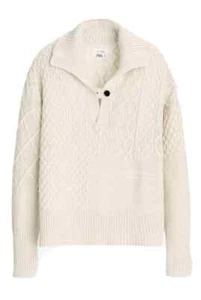 BNWT ZARA LIMITED EDITION TEXTURED PATCHWORK SWEATER Size Small, RRP £89.99 - Picture 1 of 10
