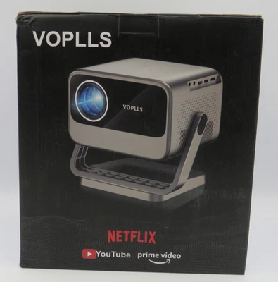 VOPLLS M10 4K Supported Projector with WiFi, Bluetooth, Netflix, Prime Video NEW - Image 1 of 3