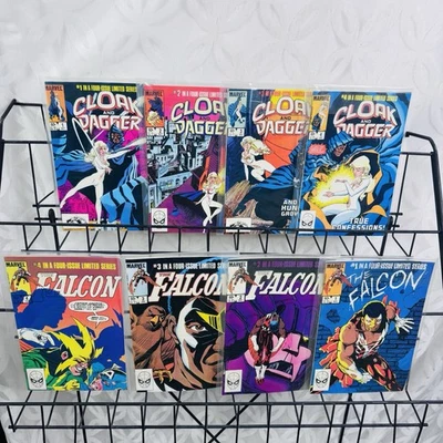 Cloak and Dagger 1-4 & Falcon 1-4 Limited Series Lot Copper Age - Image 1 of 4