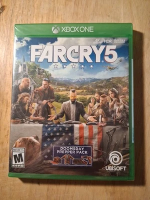 Far Cry 5 Ubisoft Microsoft Xbox One BRAND NEW SEALED+Doomsday Prepper Pack! - Image 1 of 4