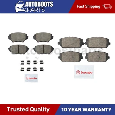 Juego de pastillas de freno de disco delanteras traseras para Mazda MX-5 Miata 2006-2015 Foto 1 de 4