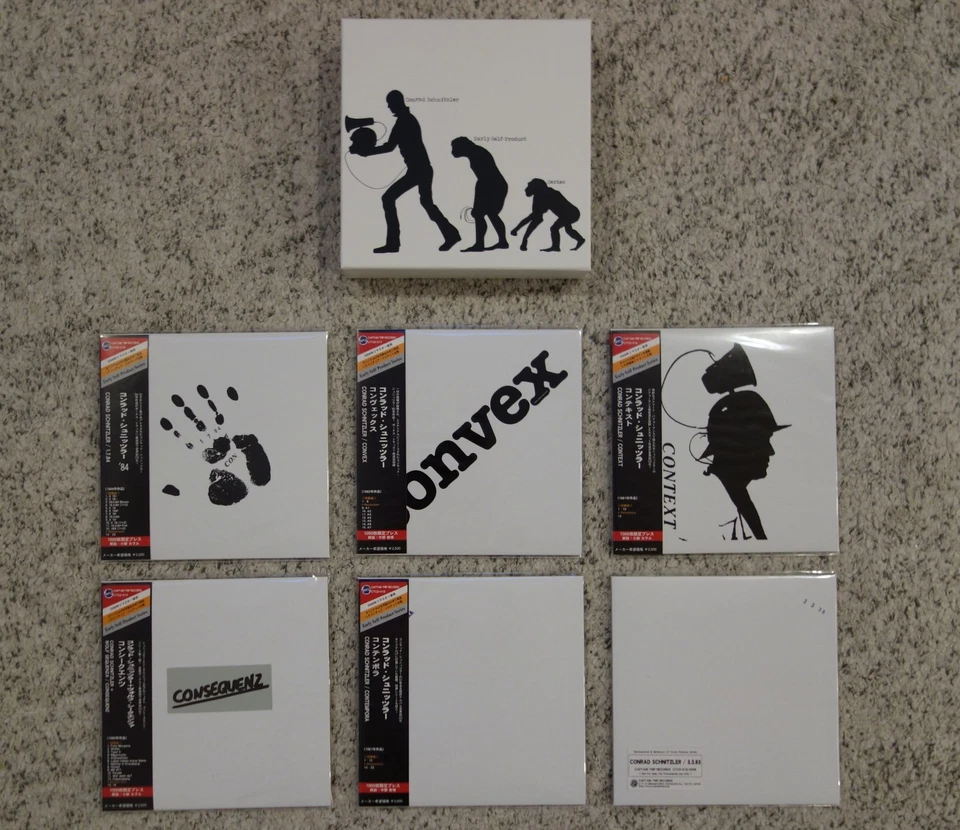 Conrad Schnitzler Mini LP CD Promo Box Set (5 Titles) Japan Authentic Mint New Foto 1 de 4