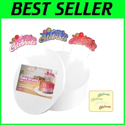 Sturdy 14" Cake Drums for Heavy Cakes 12-Pack - Image 1 of 4