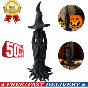 30 cm Hexen Statue Halloween Atmosphäre Dekoration Retro Zauberer Wohndeko = - Bild 1 von 11