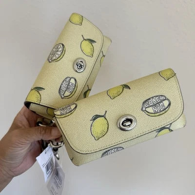 Coach Sunglass Case With Lemon Print CAP11 - Image 1 of 4
