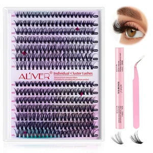 Natural Lash Clusters Kit Wispy Eyelash Clusters DIY Lash Extension Kit Fairy C - Picture 1 of 8