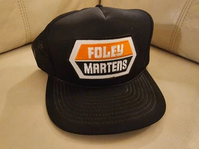 Gorra de béisbol de camionero de malla de espuma Foley Martens de colección con cierre a presión talla única Foto 1 de 2