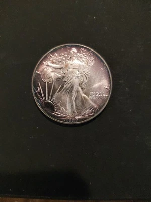 1987 BU Silver American Eagle - Image 1 of 2
