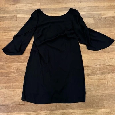 AB Studio Vestido Negro Ala de Ángel Manga Mini Cóctel Cambio Talla Pequeña S b38 Foto 1 de 4