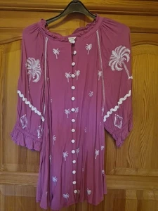 Pink Embroidered Blouse From MONSOON, Size XL - Picture 1 of 5