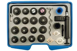 MASTER COOLING SYSTEM PRESSURE LEAKAGE TESTER TOOL KIT 24 PIECE - Picture 1 of 9