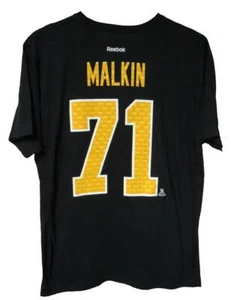 Pittsburgh Penguins Evgeni Malkin #71 Men's Size X-Large Textured T-Shirt A1 199 - Picture 1 of 3