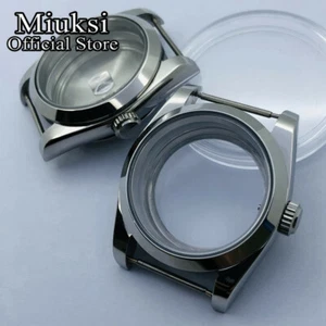 Miuksi 36mm/40mm case sapphire glass fit NH35 NH36 ETA2836 Miyota8215/2813 3804 - Picture 1 of 12