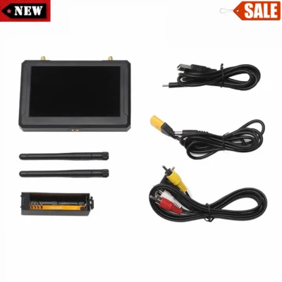 SKYZONE M5F FPV Monitor Low Delay Screen FPV DVR Recording Built-in SteadyView - Image 1 of 4