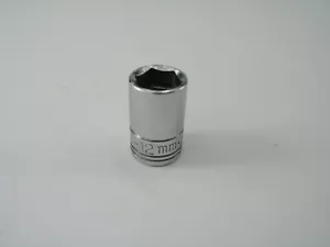 12mm Socket, 3/8" Drive 6pt, SK - Picture 1 of 2