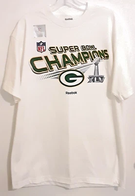 CAMISETA NFL Green Bay Packers SUPER BOWL XLV CHAMPIONS Reebok Varias Tallas Foto 1 de 3