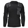 Mil-Tec Brand Sweater Austrian Army style Alpine Pullover Knit Men Black Wool