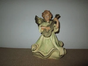 Figura de ángel vintage EUROMARCHI 8,5" con guitarra *Hecha en Italia - Imagen 1 de 6