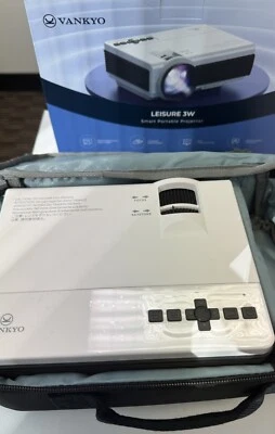 VANKYO Leisure 3W Smart Portable Advanced Mini Projector-White - Image 1 of 4