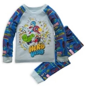 NWT Disney Store sz 5 or 6 The Avengers PJ PALS Pajamas Sleepwear - Picture 1 of 1