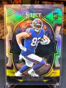 2022 Panini Select - Concourse Daniel Bellinger #84 Black & Green Prizm Die-Cut - Picture 1 of 2