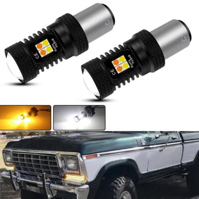Luces de señal de giro bombillas LED para camioneta Ford F-150 1973-1979 Bronco Foto 1 de 4